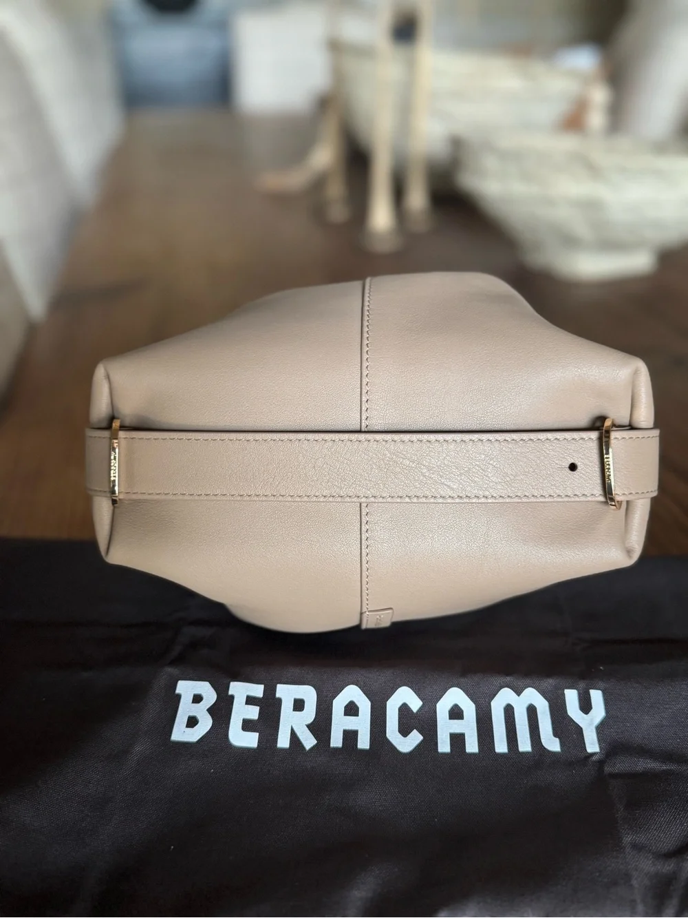 Beracamy Empiricism 7-Ways to wear bag in toffee full grain leather